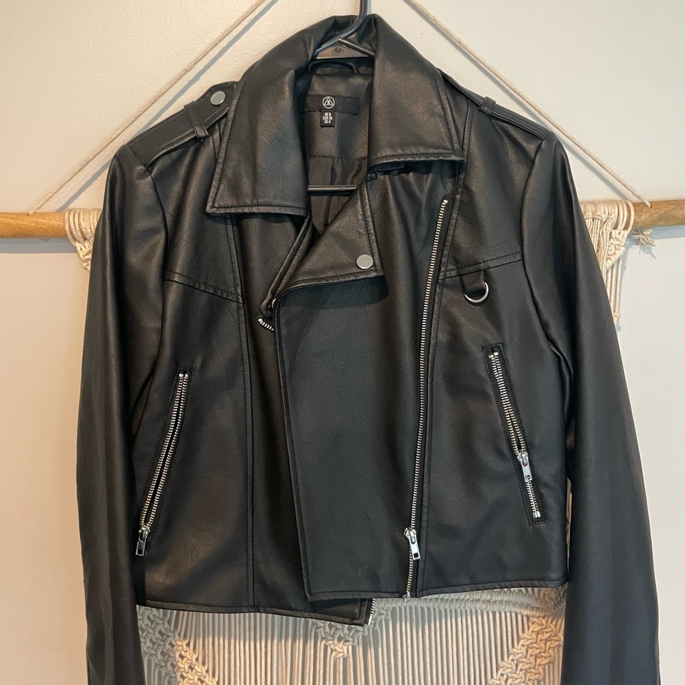 Missguided Faux Leather Jacket
